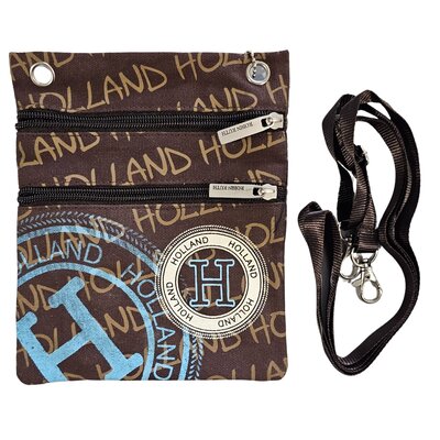 Robin Ruth Fashion Passport (neck) pouch - Holland - Brown