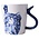 Typisch Hollands Mug Cat's Tail - Playful - Delft Blue - Ceramic