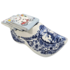 Matix Delfter blauer Clog mit 3 Mini-Schokoladentafeln