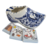 Typisch Hollands Klomp Delfts blauw met 3 mini chocoladetabletten