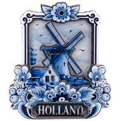 Matix Magnet Delfter Blau Holland Mühle