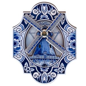 Typisch Hollands Magnet Delft Blau Holland - Mühle rotierenden Flügel