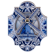 Matix Magneet Delfts blauw Holland - Molen draaiende wiek