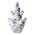 Heinen Delfts blauw Delft blue tulip vase 3-layer knob vase - orchid