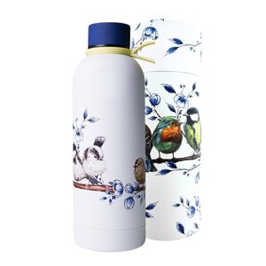 Typisch Hollands Trinkflasche (Isolierflasche) Waldvögel