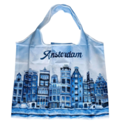 Typisch Hollands Large folding bag Amsterdam Delft blue