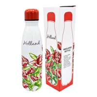 Typisch Hollands Water bottle (insulated bottle) Tulips red