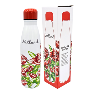 TTD Gifts Trinkflasche (Isolierflasche) Tulpen rot