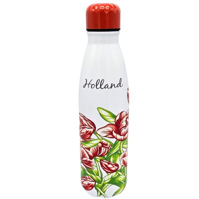 Typisch Hollands Water bottle (insulated bottle) Tulips red