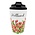 TTD Gifts Coffee to Go cup - Travel cup - with lid tulips - red