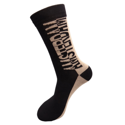 Holland sokken Men's socks - Amsterdam - Black/Beige
