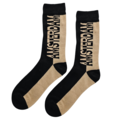 Holland sokken Men's socks - Amsterdam - Black/Beige