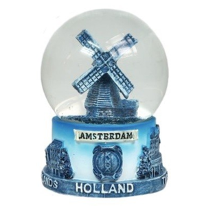 TTD Gifts Sneeuwbol met Molen - Delfts  middelgroot