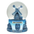 Typisch Hollands Schneekugel mit Mühle - Delft mittelgroß