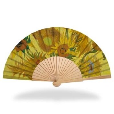 Typisch Hollands Hand fan - Sunflowers - Vincent van Gogh