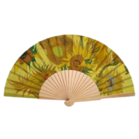 Typisch Hollands Handwaaier - Zonnebloemen - Vincent van Gogh