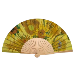 Typisch Hollands Hand fan - Sunflowers - Vincent van Gogh
