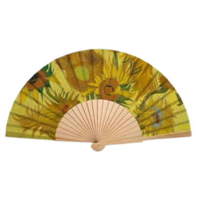 Typisch Hollands Hand fan - Sunflowers - Vincent van Gogh