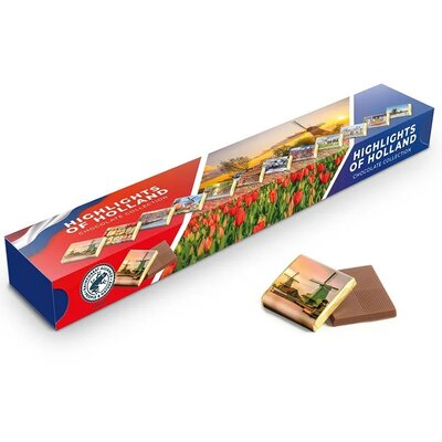 Typisch Hollands Milchschokolade im Geschenkkarton – Highlights Holland