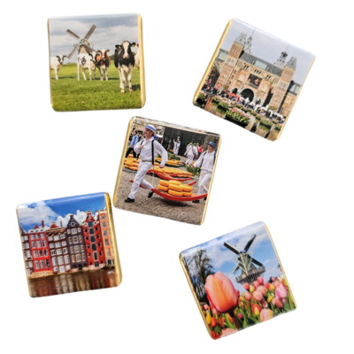 Typisch Hollands Milchschokolade im Geschenkkarton – Highlights Holland