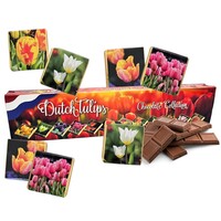 Typisch Hollands Milchschokolade in Geschenkpackung - Tulpen - Holland