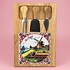 Matix  Cheese board with knives 20x30 cm Holland