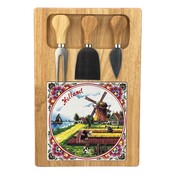 Matix  Käsebrett mit Messern 20x30 cm Holland -