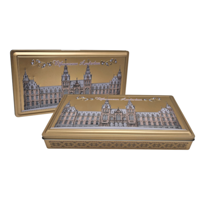 Typisch Hollands Schokoladentulpen in luxuriöser Geschenkdose – Rijksmuseum