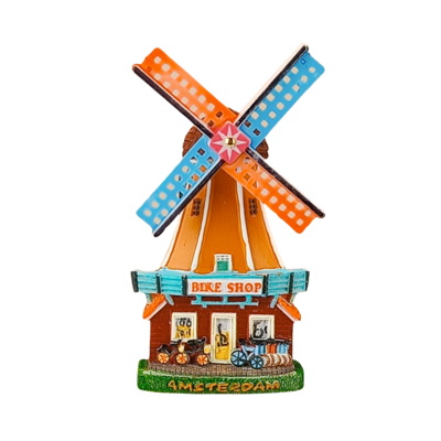Typisch Hollands Magneet molen - Fietsenwinkel - Holland