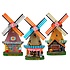 Typisch Hollands Magnet mills - Holland - set of 3