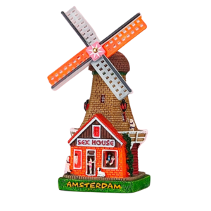 Typisch Hollands Mühle - Amsterdam 8 cm - Sexshop