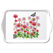 Typisch Hollands Dienblad - Bellis en  Vlinders  21x14cm