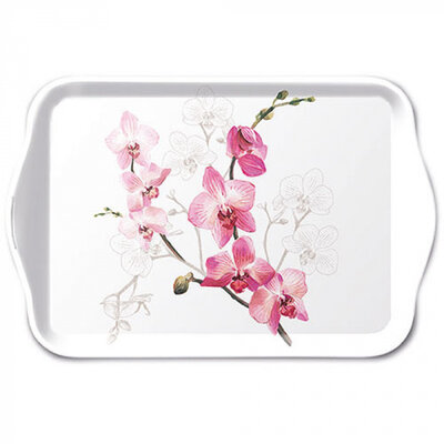 Typisch Hollands Tablett - Orchidee 21x14cm