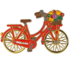 Matix Holland magneet - Fiets met draaiende wielen - Oranje