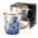 Matix Delfter blauer Becher – klein mit Blumenmuster und goldenem Henkel