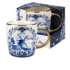Typisch Hollands Delft blue mug - large with mill landscape and golden ear