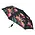 Typisch Hollands Luxury umbrella - Black with botanical tulip print