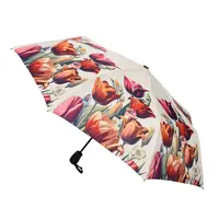 Typisch Hollands Luxuriöser Regenschirm – Tulpen – Automatik - Copy
