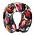 Robin Ruth Fashion Neck pillow - beige with botanical tulip print