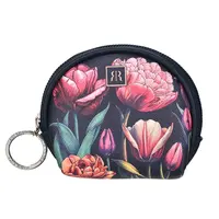 Robin Ruth Fashion Portemonnee  met tulpen - zwart