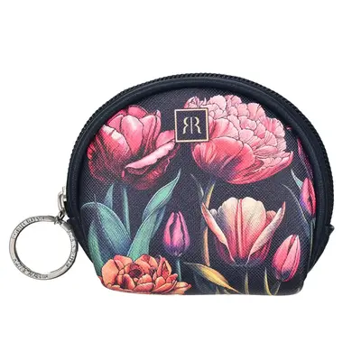 Robin Ruth Fashion Geldbörse mit Tulpen - schwarz