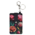 Typisch Hollands Card holder key ring - Black with botanical tulips