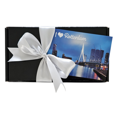 Typisch Hollands Rotterdam gift in luxury gift box and card.