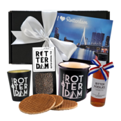 Typisch Hollands Rotterdam geschenk in luxe geschenkdoos en kaart.