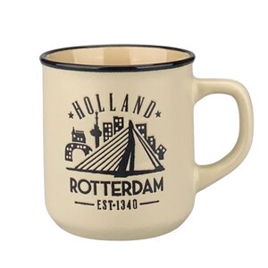 Typisch Hollands Small mug - Rotterdam - Campus mug White in gift box