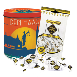 Typisch Hollands Hopjes in design tin The Hague
