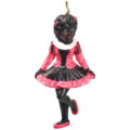 Typisch Hollands Girls Piet dancing - Pink black dress