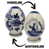 Typisch Hollands Salz- und Pfefferset – mit Mühle und Blumendekoration