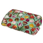 Typisch Hollands Tablett Hübsche Tulpen - grün 36x24 cm