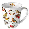 Typisch Hollands Mug - Porcelain - Dutch birds (finches and tits)